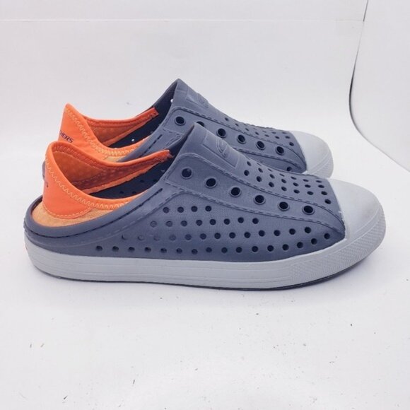 Skechers Gray Guzman Steps Slip On Water Shoes Sneakers Boys Youth Size 4 - Picture 2 of 13